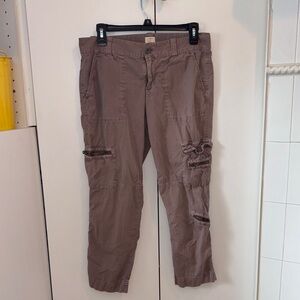 J. Crew Women's Cargo Pants - Brown